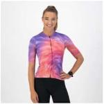 Maillots de cyclisme Rogelli violets à motif tie-dye Taille XXS look fashion pour femme 