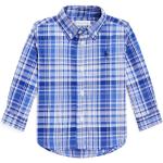Chemises Ralph Lauren Polo Ralph Lauren bleues en popeline Taille 6 mois pour garçon de la boutique en ligne Ralph Lauren 