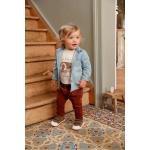 Chemises en jean Vertbaudet bleues en coton Taille 3 mois pour garçon en promo de la boutique en ligne Vertbaudet.fr 