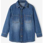 Chemises en jean Vertbaudet bleues en coton Taille 6 ans pour garçon de la boutique en ligne Vertbaudet.fr 
