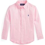 Chemises de créateur Ralph Lauren Polo Ralph Lauren roses en lin enfant Taille 2 ans 
