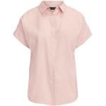 Chemises de créateur Ralph Lauren rose pastel en lin Taille 3 XL pour femme 