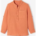 Chemises Vertbaudet à effet froissé en coton à col mao Taille 12 ans style ethnique pour garçon en promo de la boutique en ligne Vertbaudet.fr 