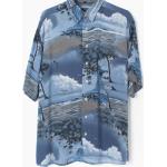 Chemises hawaiennes bleu ciel Taille M pour homme 