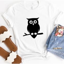 Chemise Hibou, Chemise Oiseau, Animal, Cadeau Amateur De T-Shirt Chouette Mignonne, Amoureux La Chouette, Vêtements Hiboux