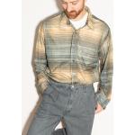 Chemises oxford vertes à carreaux à manches longues Taille XL pour homme 