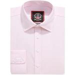 Chemises oxford de mariage roses à manches longues Taille 3 XL classiques pour homme 