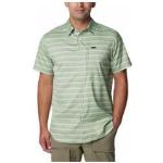 Chemises Columbia Silver Ridge vertes à manches courtes à manches courtes Taille XL pour homme en promo 