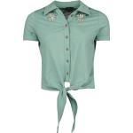 Chemises vertes en coton à manches courtes Disney à manches courtes Taille XXL pour femme 