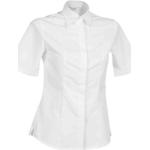 Chemises Robur blanches à manches courtes stretch à manches courtes look fashion pour femme 