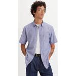 Chemises Levi's bleues à manches courtes à manches courtes Taille XL classiques pour homme 