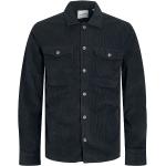 Chemises Jack & Jones noires en coton à manches longues à manches longues Taille XXL look streetwear pour homme 