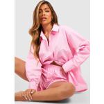 Hauts de pyjama d'hiver Boohoo roses à manches longues Taille XL pour femme en promo 
