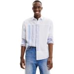 Chemises Desigual bleues à rayures rayées Taille XL pour homme 