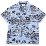 Chemises HUGO BOSS BOSS bleus clairs tropicales en coton de créateur Taille 4 ans pour garçon de la boutique en ligne Hugoboss.fr avec livraison gratuite 