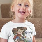 Chemises western bio pour fille de la boutique en ligne Etsy.com 