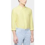 Chemises Tommy Hilfiger jaunes rayées pour homme 