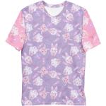 Chemises violettes en polyester à motif animaux imprimées pour homme 