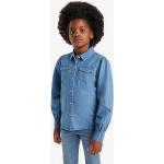 Chemises western Levi's bleues en denim enfant classiques 