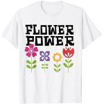 Chemises saison été blanches à fleurs à motif fleurs imprimées Taille S look hippie pour homme 