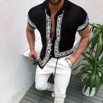 Chemises hawaiennes look streetwear pour homme en promo 