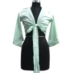 Chemisiers  vert menthe en coton Taille 3 XL plus size style bohème pour femme 