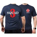 Chicago FIRE Dept. Squad 3 T-shirt avec emblème st