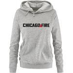 Chicago Fire | Sweat à capuche pour femme | Comedy shirts - Gris - 38