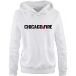 Chicago Fire | Sweat à capuche pour femme | Comedy shirts - Blanc - 38