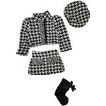 Vêtements noirs pied de poule en polyester à motif poule Taille 18 mois look fashion pour fille de la boutique en ligne Amazon.fr 