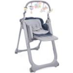 Chicco Chaise Haute Bébé Polly Magic Relax 4 Roues India Ink Dossier Inclinable