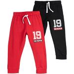 Pantalons de sport Chicco rouges en polaire lavable en machine Taille 12 ans look sportif pour garçon de la boutique en ligne Amazon.fr 