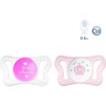 Sucettes orthodontiques Chicco blanches en silicone 