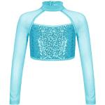 Tenues de danse bleues à paillettes look fashion pour fille de la boutique en ligne Amazon.fr 