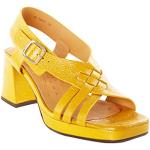Sandales à talons Chie Mihara jaunes en cuir Pointure 39 look fashion pour femme 