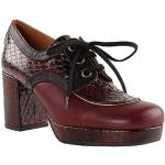 Chaussures oxford Chie Mihara rouge bordeaux à lacets Pointure 40 look casual pour femme 