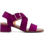 Sandales à brides Chie Mihara violettes en cuir de veau Pointure 39 pour femme en promo 