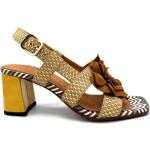 Sandales à talons Chie Mihara marron en cuir à boucles Pointure 39 look fashion pour femme 