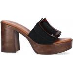Sandales à talons Chika 10 noires en cuir lisse Pointure 39 pour femme 