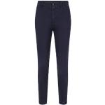 Pantalons chino de créateur HUGO BOSS BOSS bleues foncé en coton bio éco-responsable stretch Taille XXS look casual pour femme 