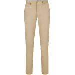 Pantalons chino de printemps de créateur HUGO BOSS BOSS beige clair à rayures en coton stretch Taille XL pour homme 