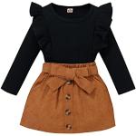 Sweats à col rond noirs à carreaux à volants Taille 2 ans look casual pour fille de la boutique en ligne Amazon.fr 
