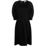 Robes courtes de créateur Chloé noires courtes à manches courtes à col rond Taille XS pour femme 