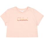T-shirts Chloé roses de créateur Taille 8 ans look fashion pour fille de la boutique en ligne Miinto.fr avec livraison gratuite 