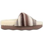 Sandales plates de créateur Chloé grises en fourrure Pointure 41 pour femme 