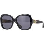 Chopard SCH288S Sunglasses, Noir Brillant, 57 Unisex