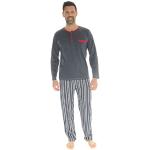 Pyjamas Christian Cane gris Taille XXL look fashion pour homme 