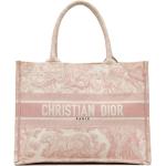 Sacs de créateur Dior rose bonbon en toile en toile seconde main pour femme 