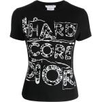 T-shirts à imprimés de créateur Dior noirs seconde main à manches courtes à col rond Tailles uniques pour femme 