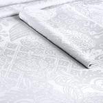 Christian Lacroix - Nappe - 100% Coton - Protection Anti-Tache (Blanc, 170 x 300 cm)
